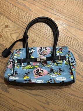 Disney Mickey Mouse Print Satchel Handbag